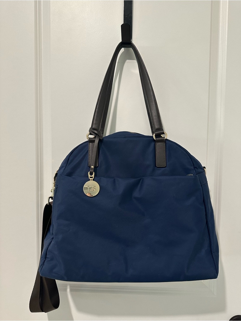 Lo & Sons O.G. Carry On Shoulder Laptop Bag Navy Blue